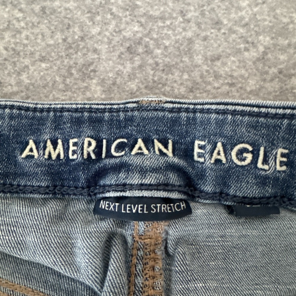 American Eagle Women's Size 10 Curvy Hi Rise Jegging‎ Jeans Medium Wash - Picture 4 of 15